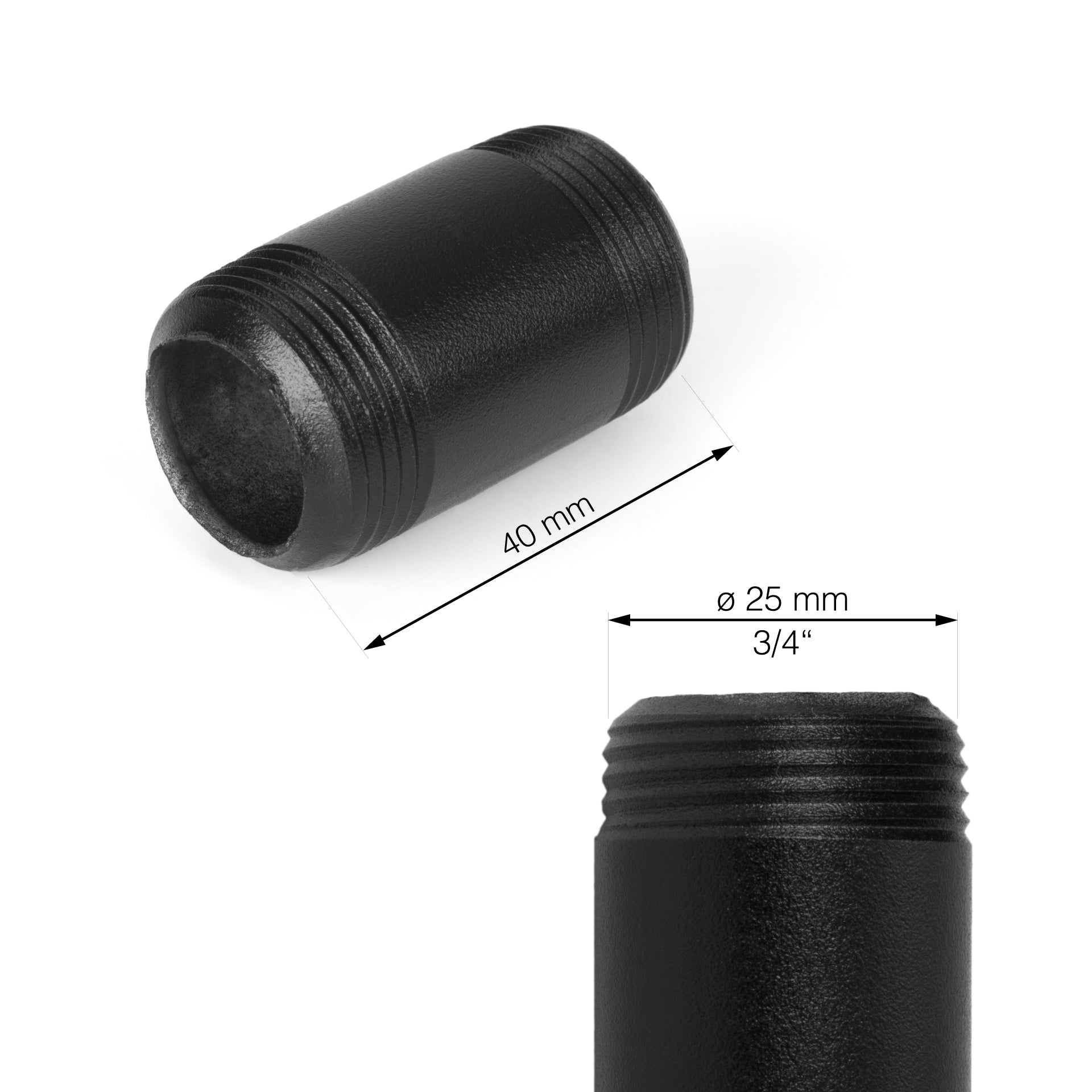 Rohr 40mm Länge