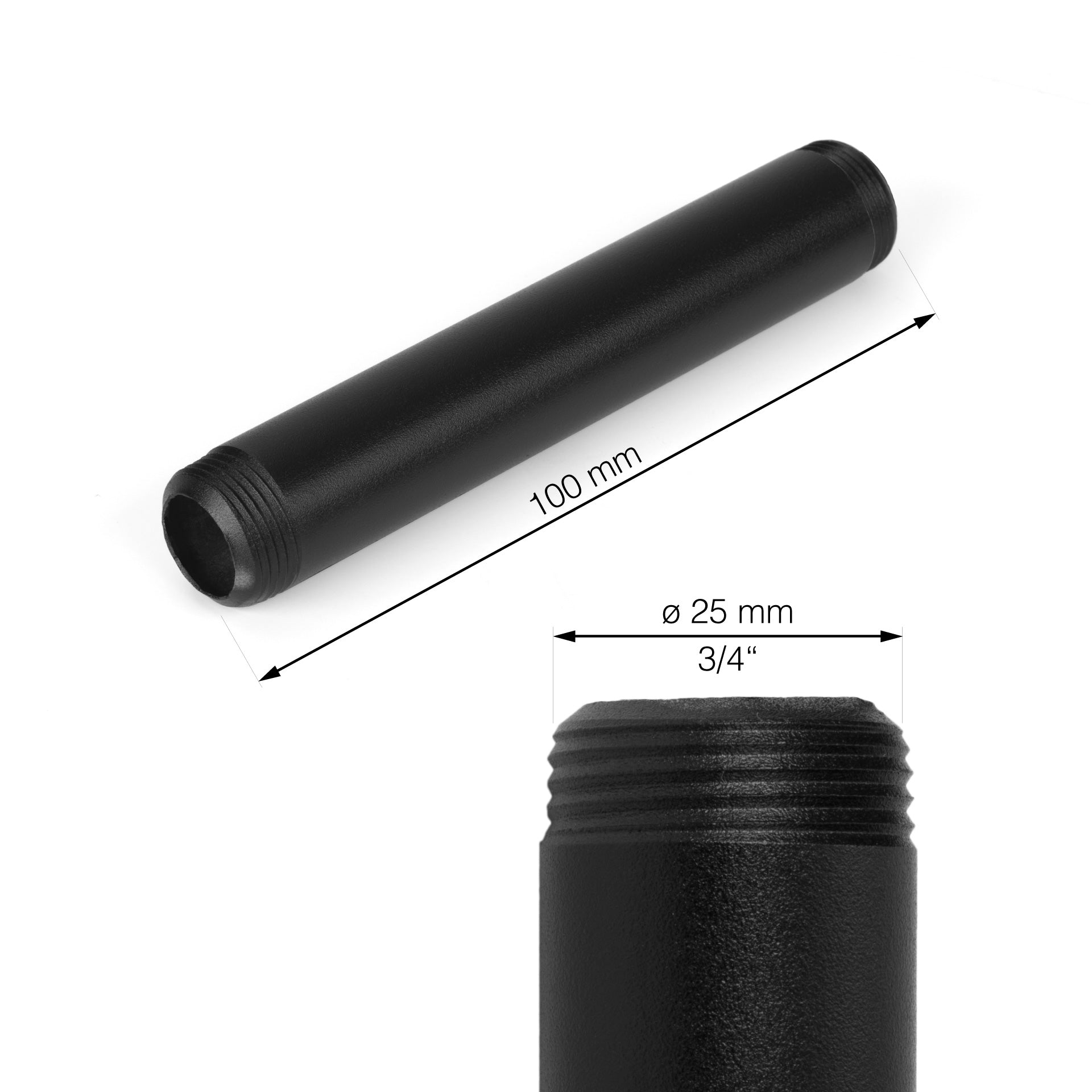 Rohr 100mm Länge