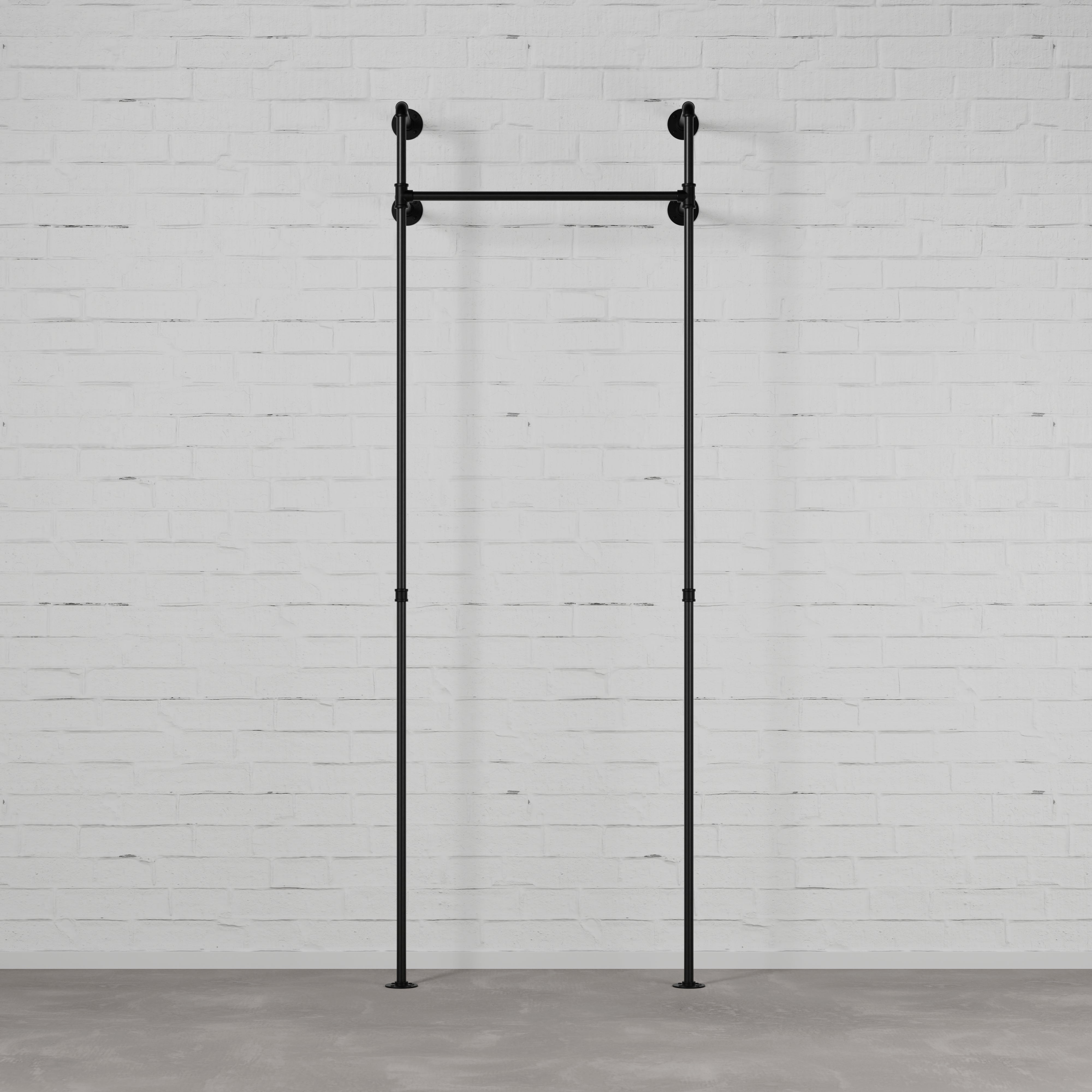 DARIO I EINZELN Garderobenset Bundle - 111x210 cm inkl. 10 S-Haken