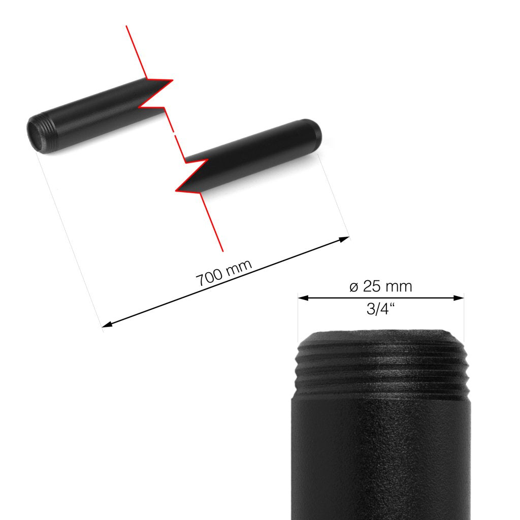 Rohr 700mm Länge