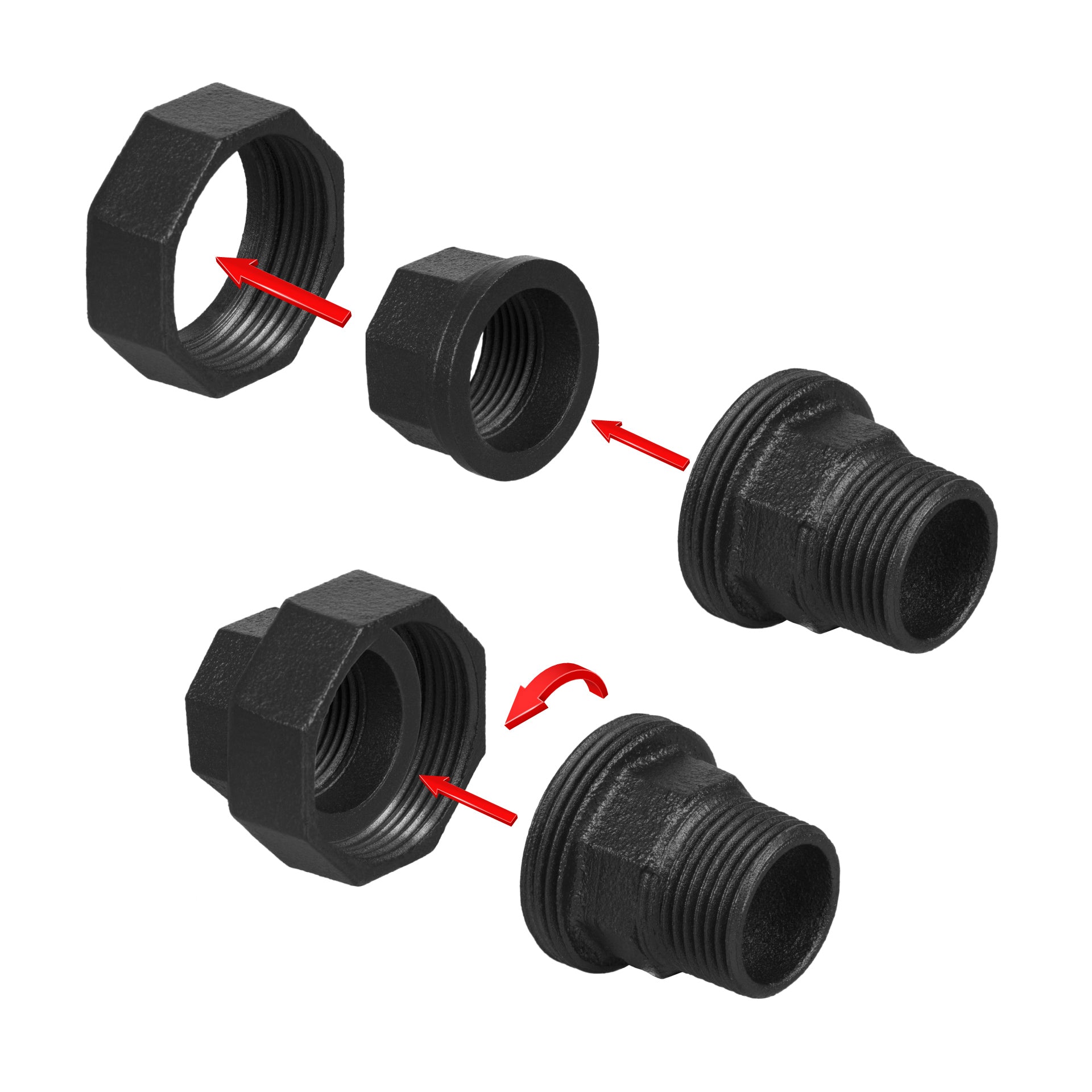 Reduzierstück 3/4" auf 3/4" 2er Set